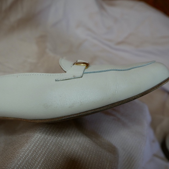 Salvatore Ferragamo loafers, off-white color, 10B - Picture 6 of 16